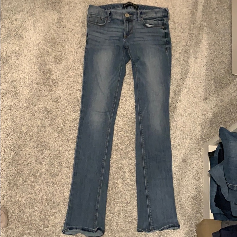 Express Low Rise Light Jeans